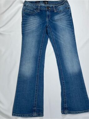 a.n.a Women’s Y2K Core Mid-Wash Bootcut Jeans 6P Western Chic #lowrise
